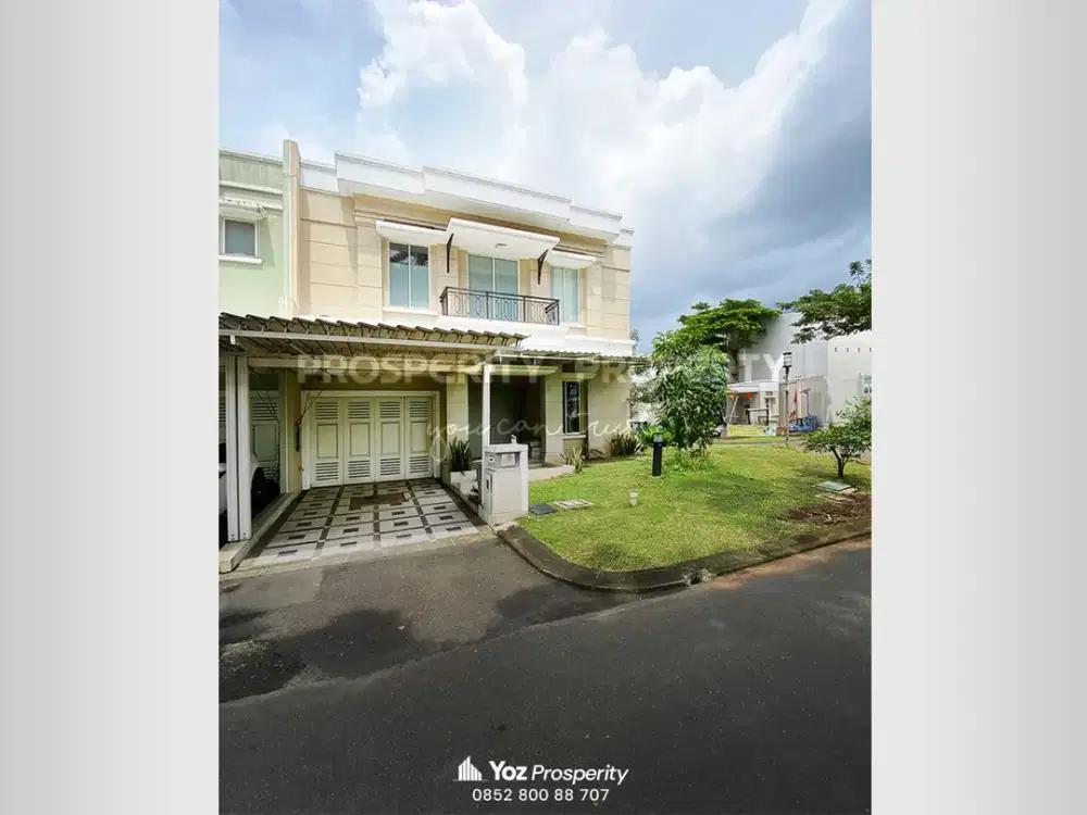 Rumah Hoek Sudah Renov di Cluster Maxwell Kawasan Scientia Summarecon Gading Serpong Tangerang