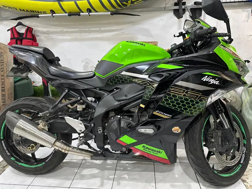 Jual zx25r 2021 akhir kondisi mulus service rutin kawasaki