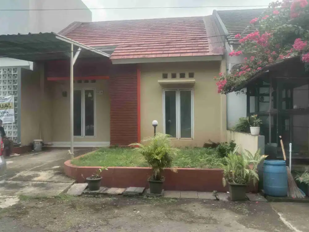 Disewakan Tahunan Rumah Cluster Rabina Village di Sawangan Depok Akses tol Desari Sawangan Depok