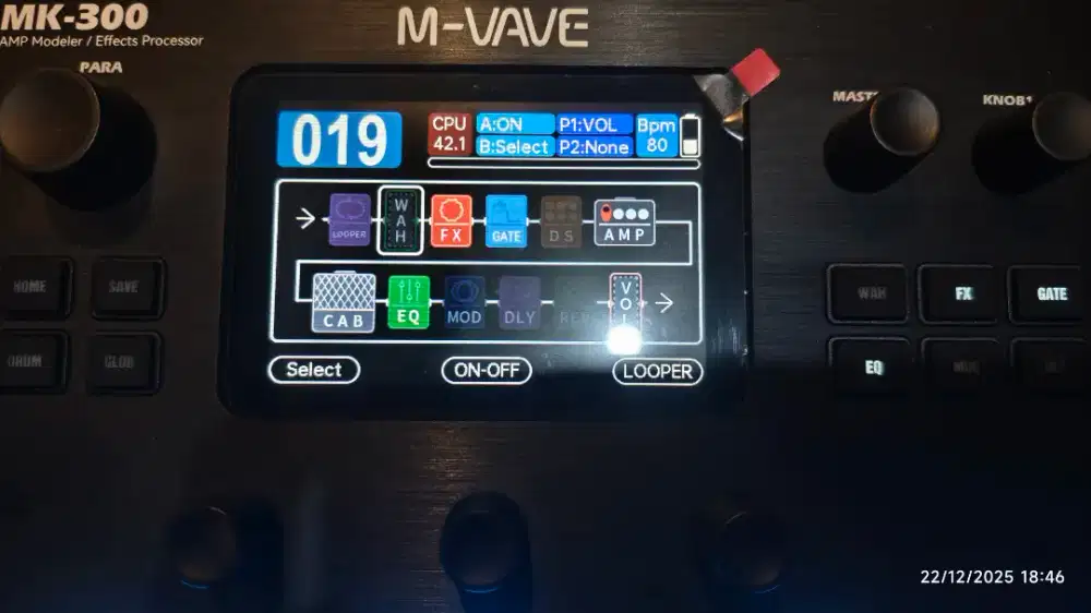 efek digital mvave mk300 fulset like new