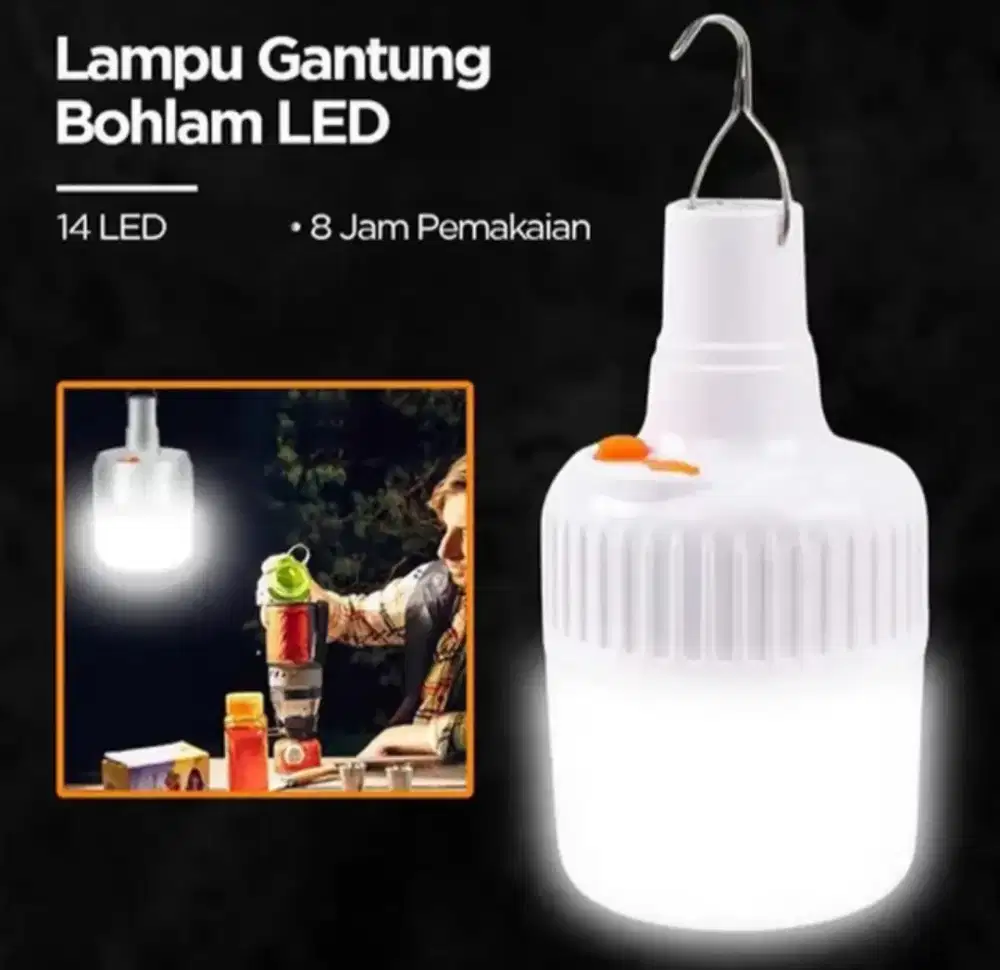 Jual Lampu LED 30 Watt Recharger cocok untuk Emergency  situasi dll