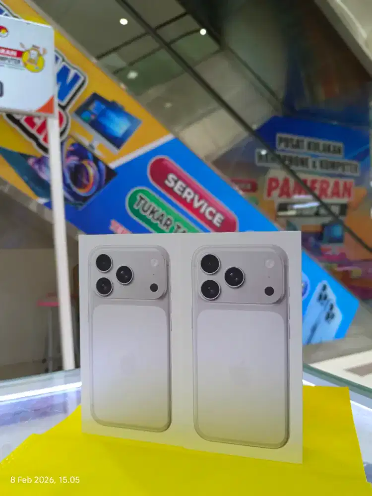 Iphone 17 pro iBox silver new bisa tukar tambah