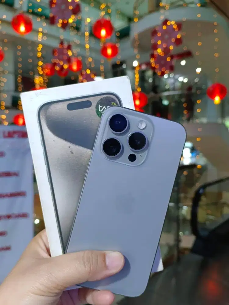IPHONE 15 PRO 128GB SECOND INDO