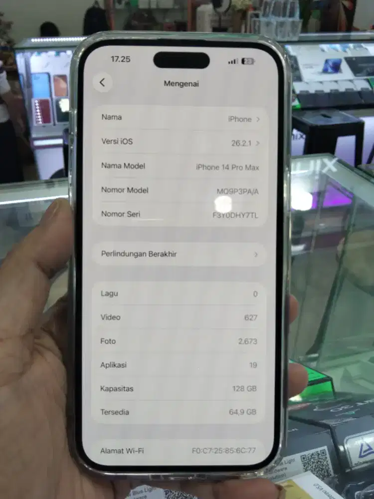 JUAL CEPAT IPHONE 14 PROMAX 128GB EKS IBOX BH 95% BLACK