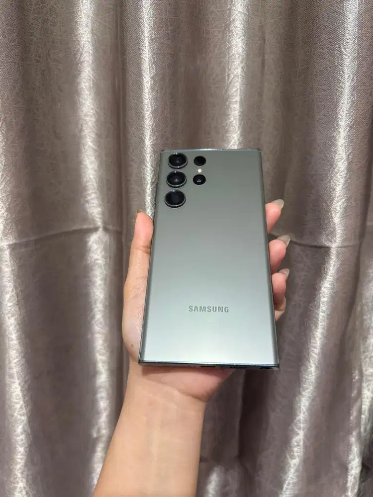SAMSUNG S23 ULTRA 256 gb GREEN KONDISI 95% mulus