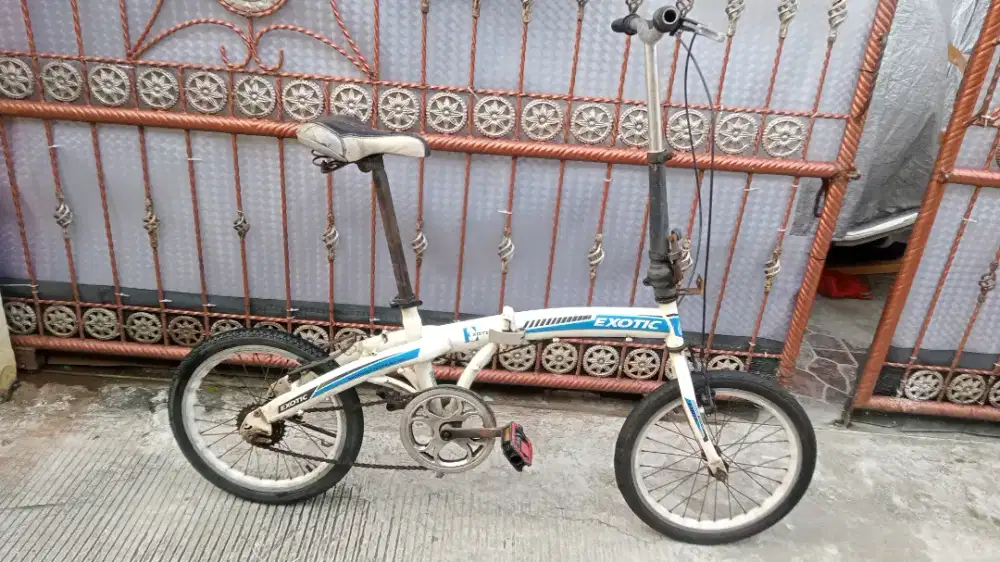 Sepeda lipat EXOTIC ukuran 18