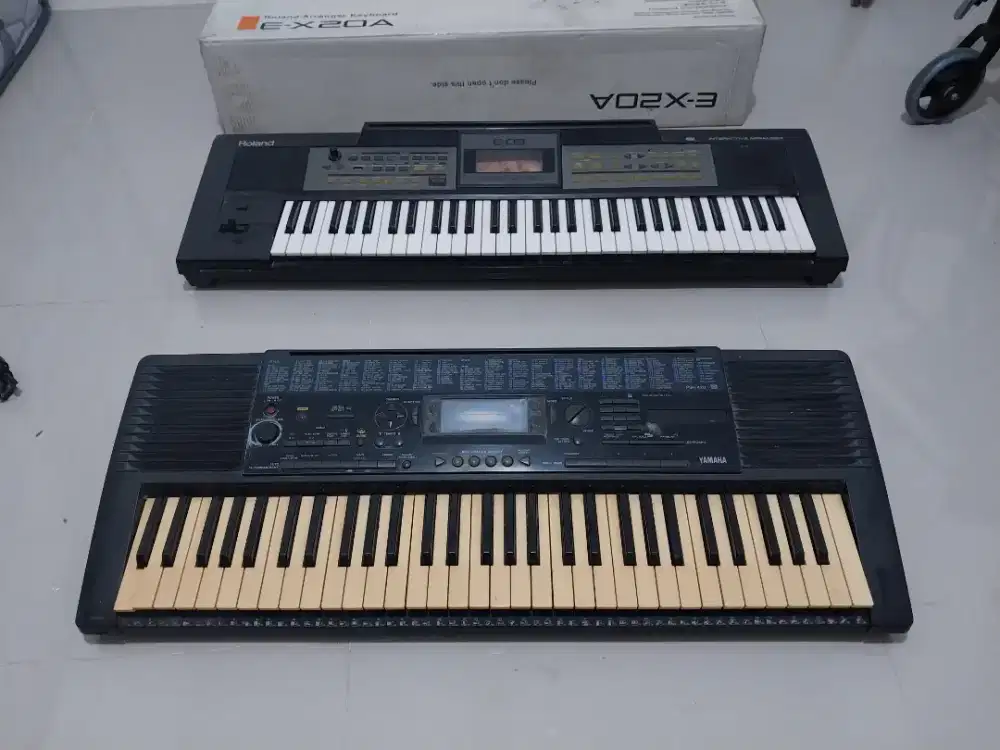 Keyboard Roland E09 & Yamaha PSR 420 Kondisi Mati