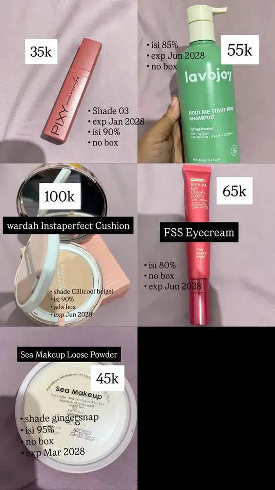 PRELOVED SKINCARE & MAKEUP MURAH