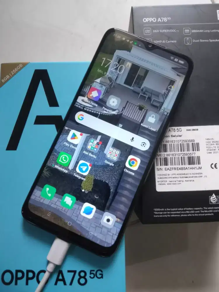 Jual HP Oppo A78 5G ram 8/256