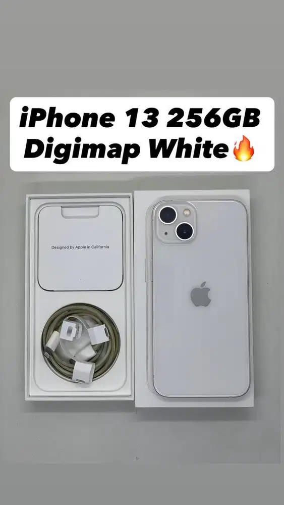 iPhone 13 256GB Resmi Digimap White