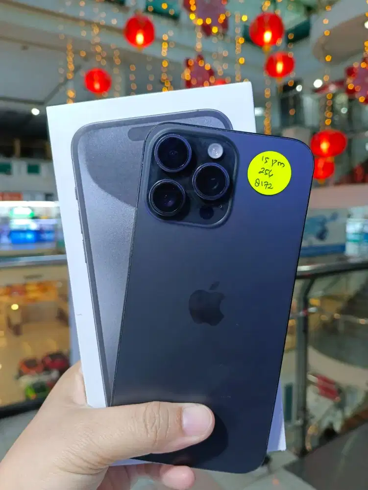 IPHONE 15 PRO MAX 256GB SECOND INDO