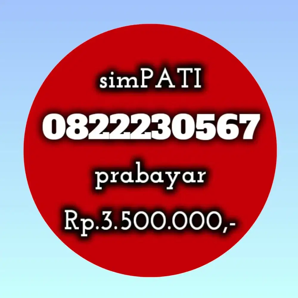 NOMOR CANTIK SIMPATI 230567