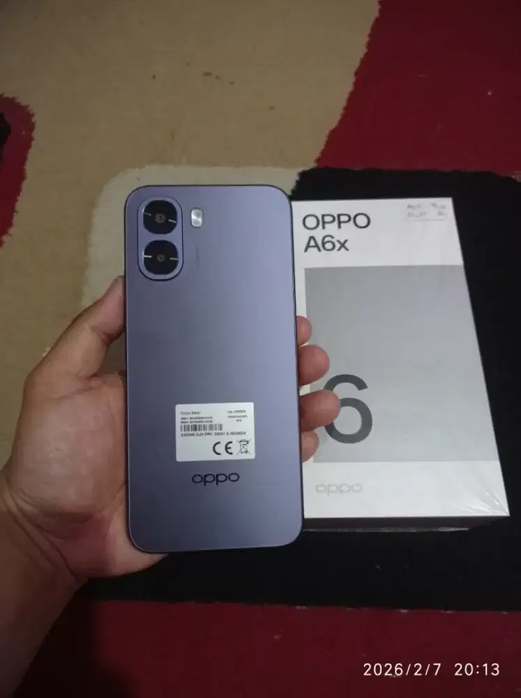 BISMILLAH OPPO A6X RAM 4/128 FULSET MULUS
