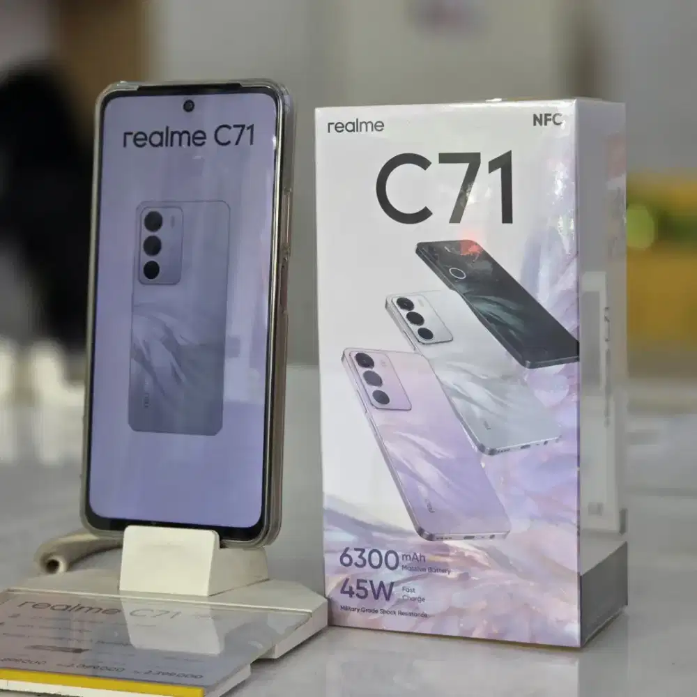 REALME C71 NFC TERLARIS BISA COD GRATIS ONGKIR KONDISI BARU