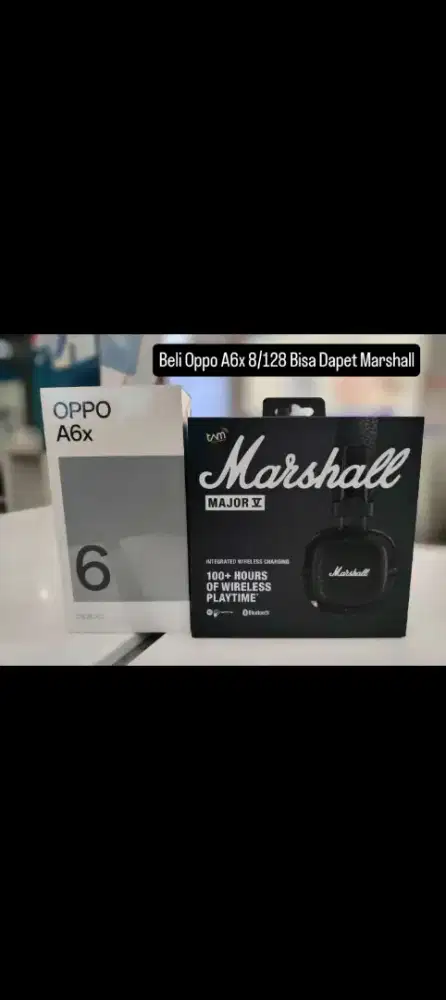 Promo Oppo a6x free marshall