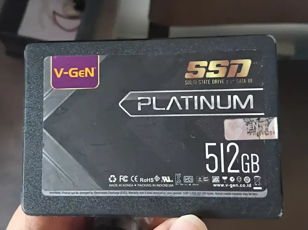 Jual Cepat SSD 512 GB Health 98% Bisa Cod