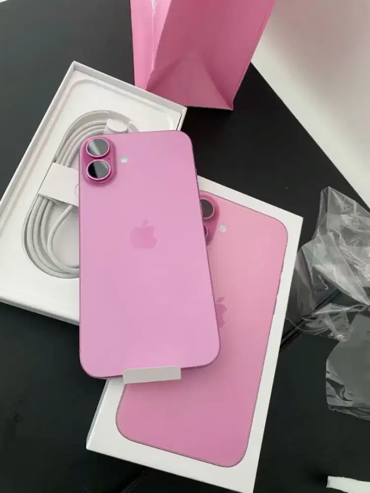 Ready  iPhone 16 Pink 128gb bisa cicilan hingga 24bln free 2x cicilan