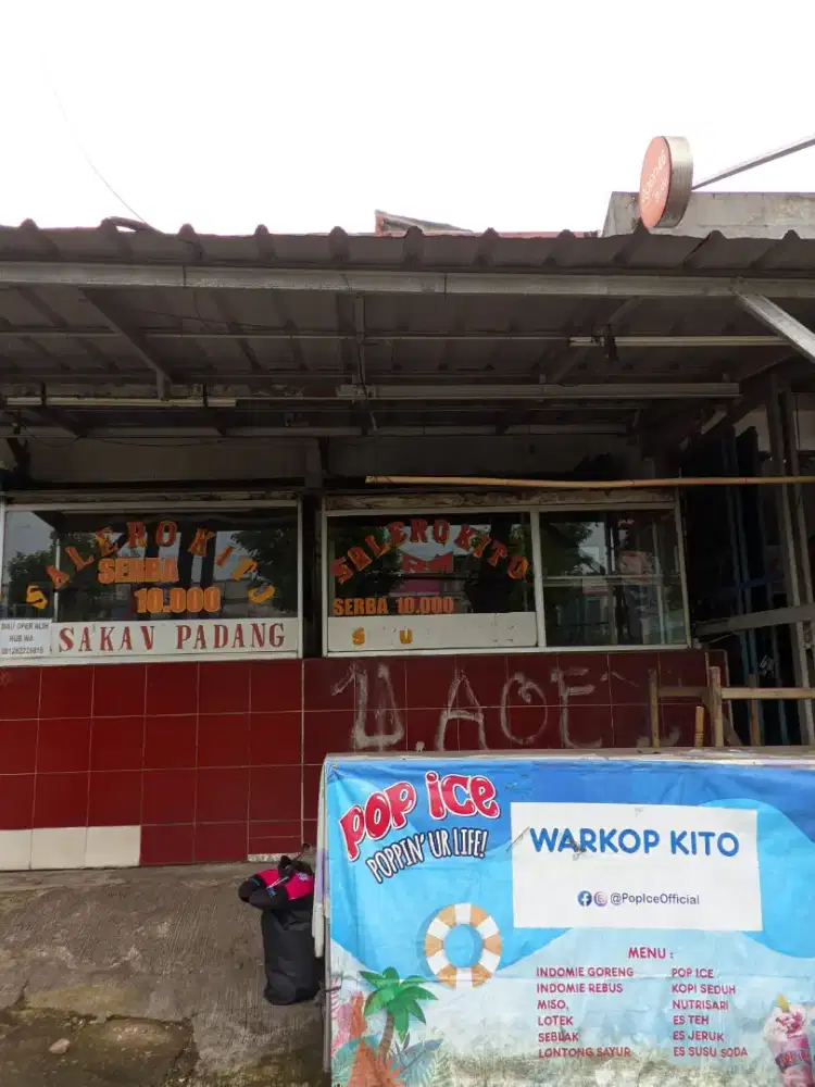 operalih warung nasi padang beserta isinya