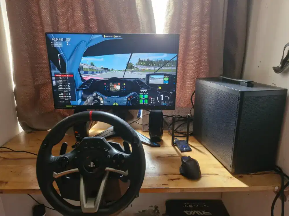 PC/Komputer Gaming Mid-High End dan Monitor 165hz Bonus Steering Wheel