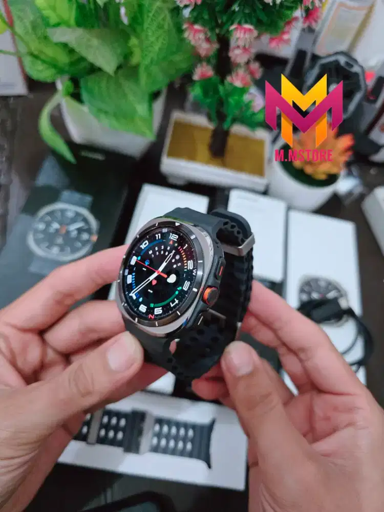 Samsung Galaxy Watch Ultra Titanium Silver Garansi On mulus fullset