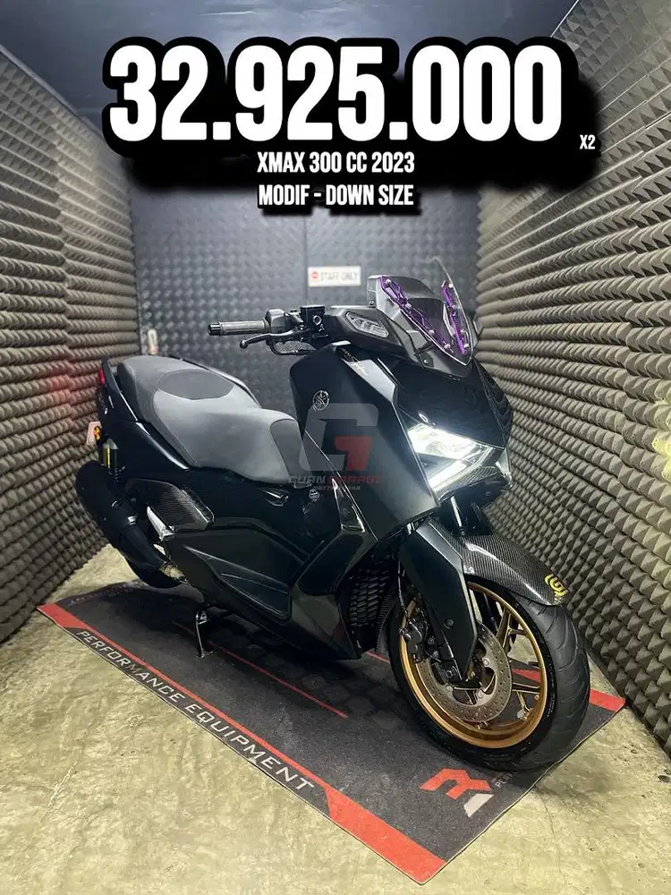 XMAX 300 CC BY TDR ABS 2023 LOW STANCE LOW KM RAWATAN SUPERB UNIT