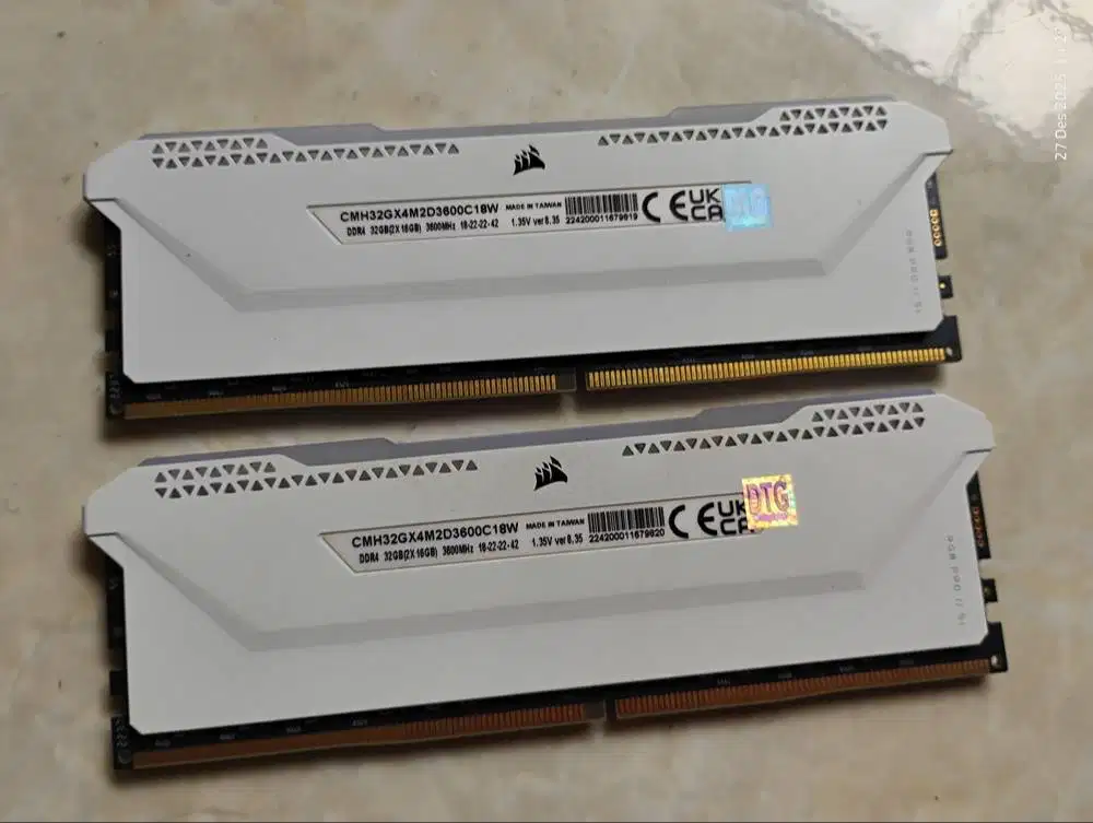 CORSAIR Vengeance RGB DDR4 2x16GB (32GB) 3600MHz