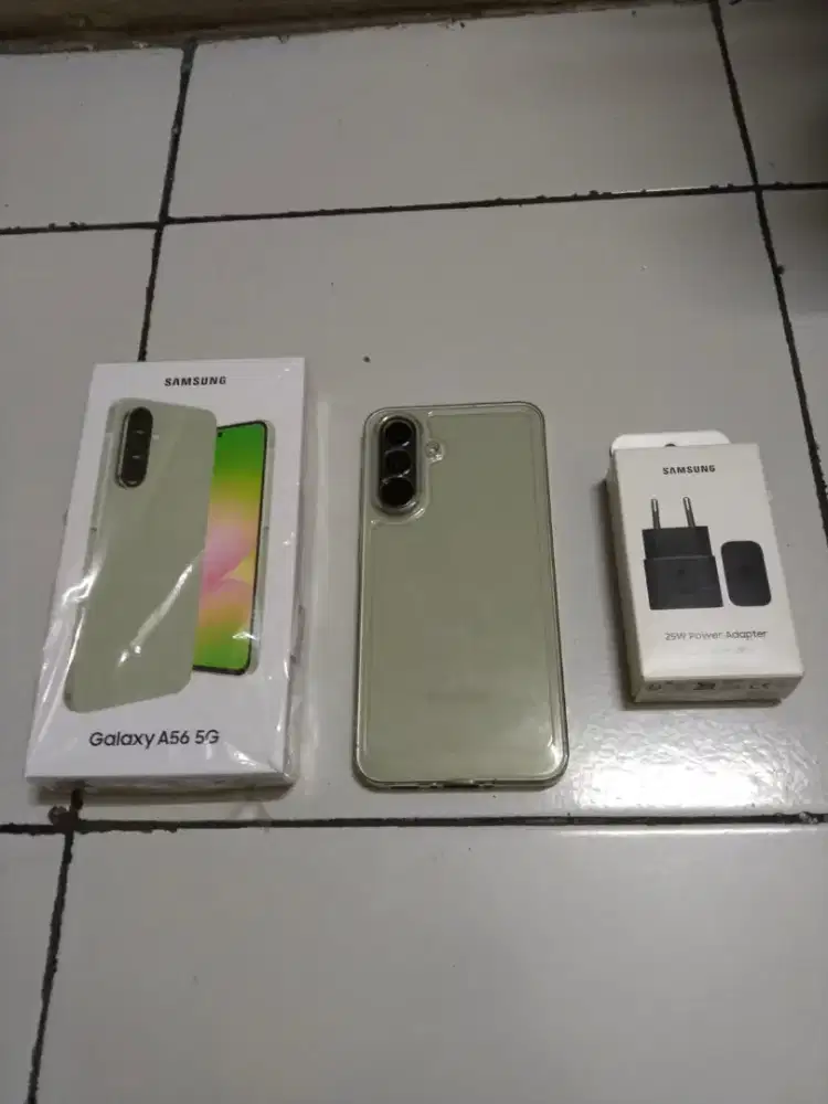 Samsung a56 5g ram 8/256 fullset mulus like new