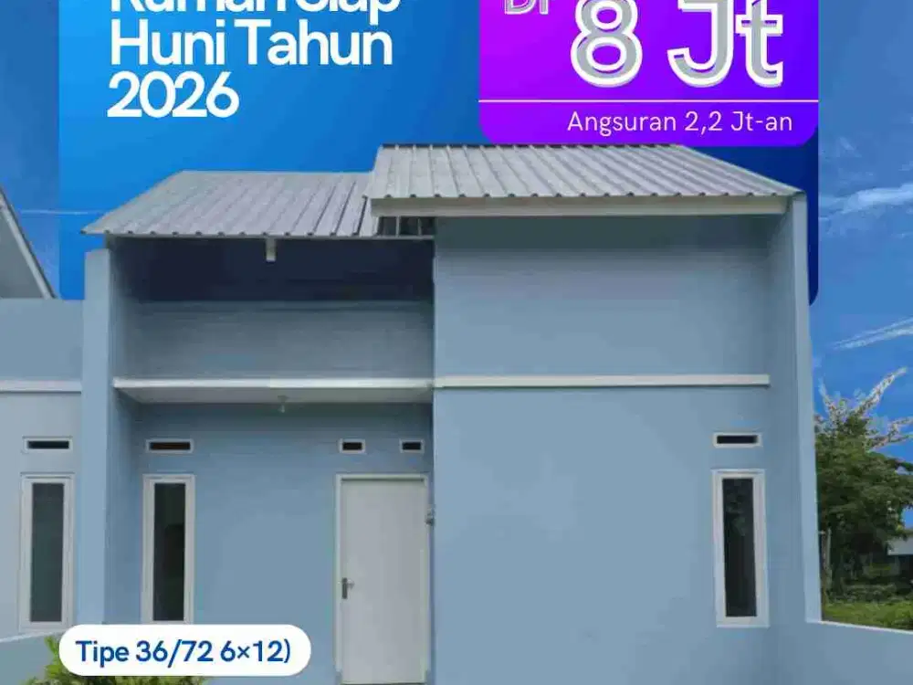 Rumah Dp 8 Juta Samata Gowa dekat Makassar