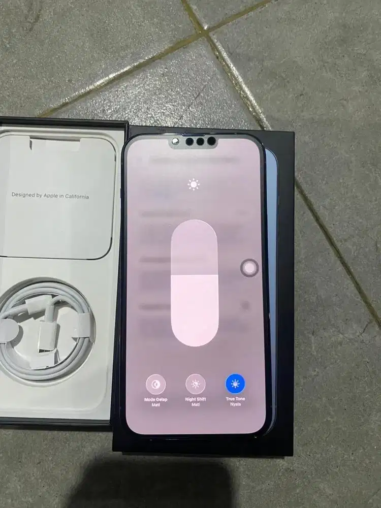 Iphone 13 Promax 256GB Blue Resmi Ibox Lengkap