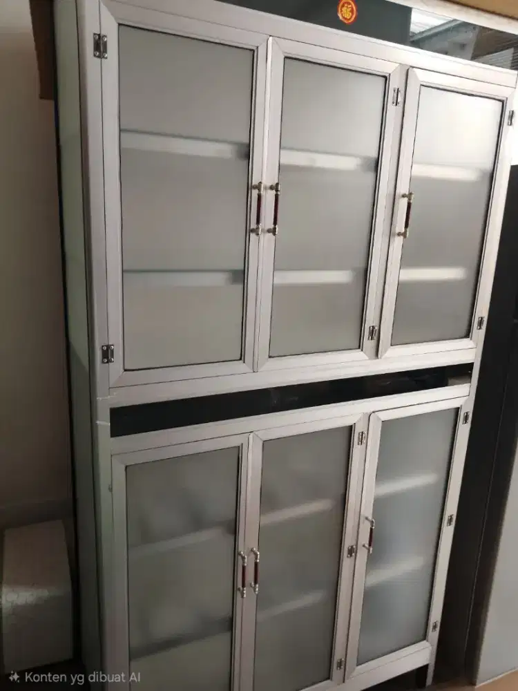 Rak Piring alumunium 3 pintu