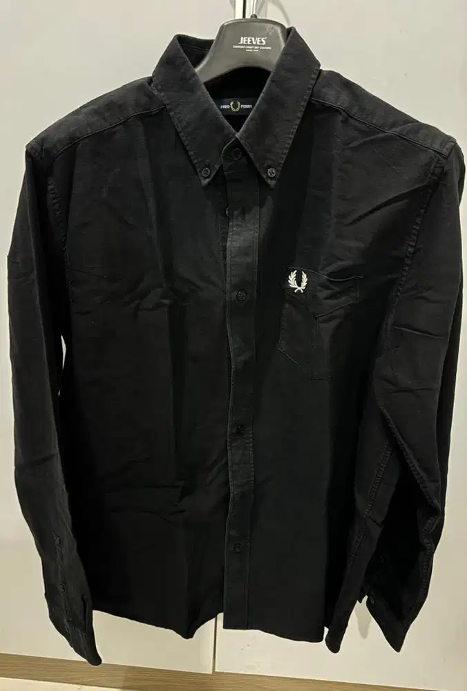 Long sleeve Oxford Fred Perry Original Size L Black