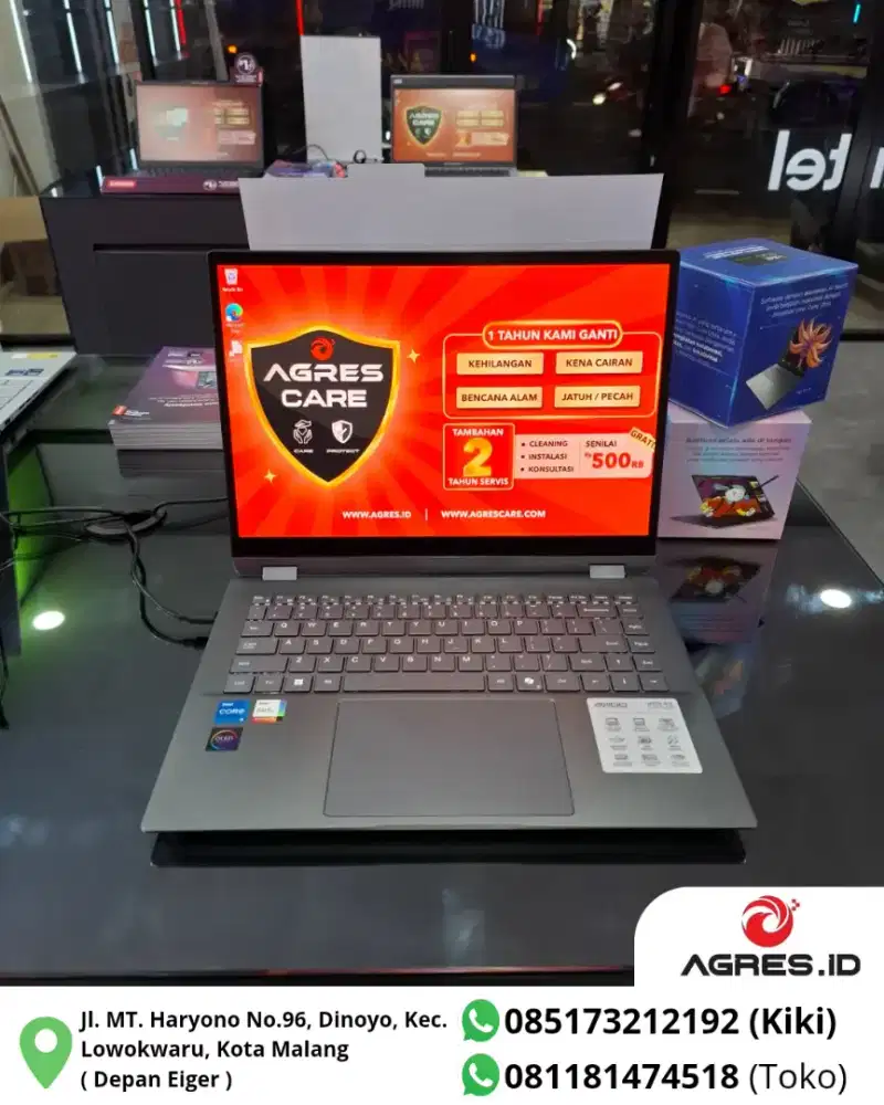 Axioo Hype R 5 Flip OLED Intel Core i5 AGRES.ID Malang