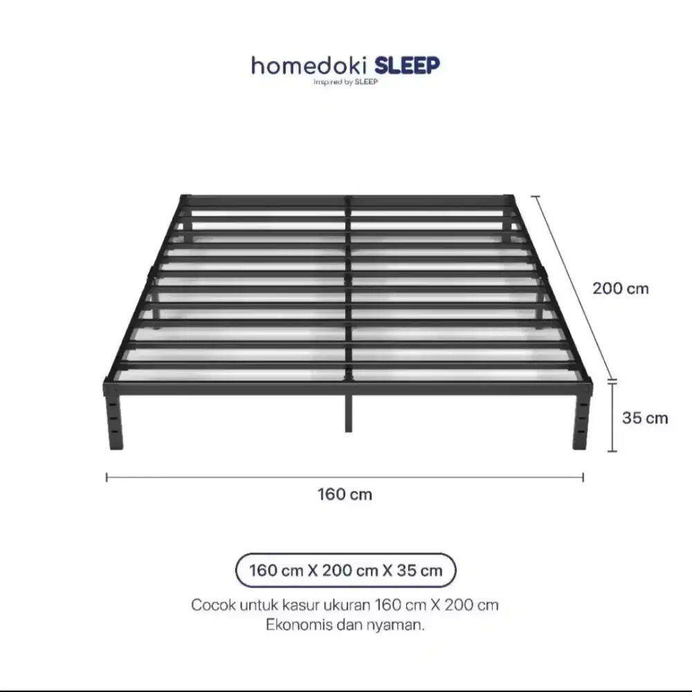 DIVAN TEMPAT TIDUR HOMEDOKI 160x200