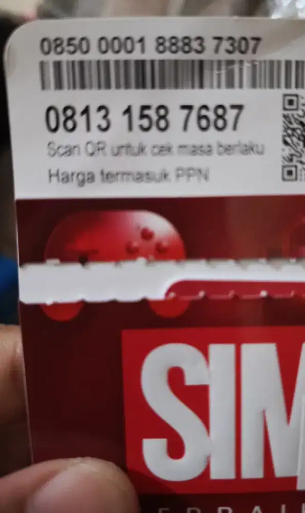 Kartu Simpati 11 digit 587 687