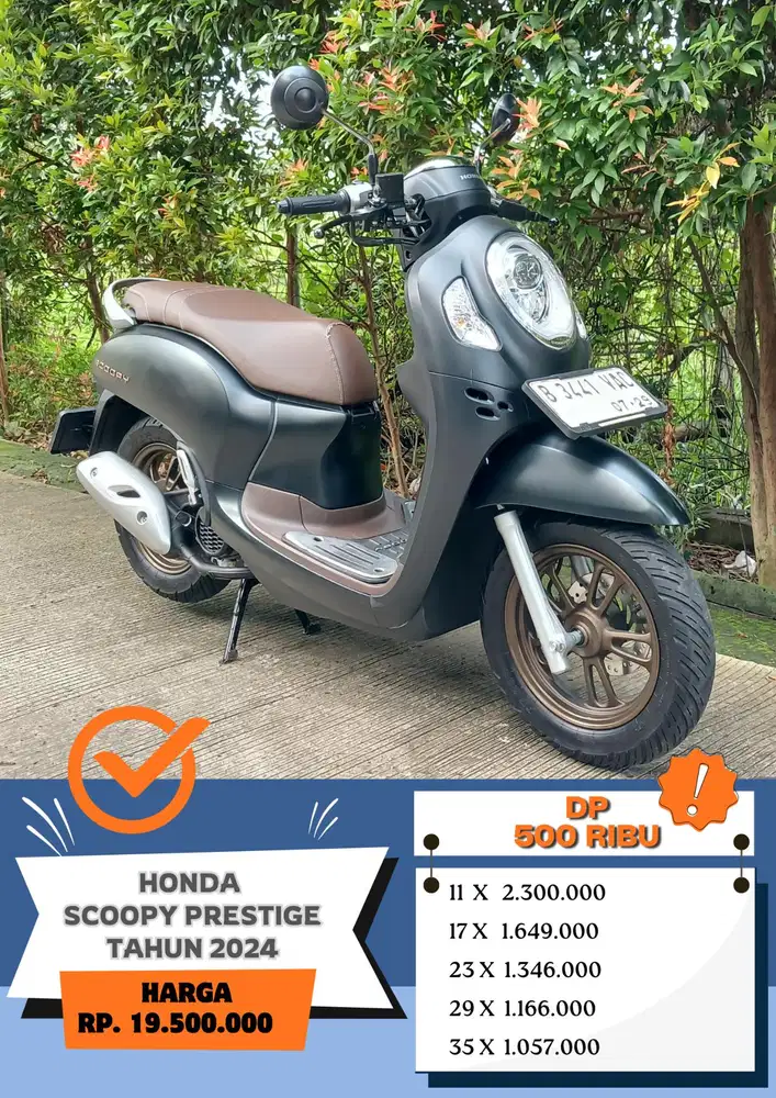 Dp 500 ribu!!. HONDA SCOOPY PRESTIGE TAHUN 2024