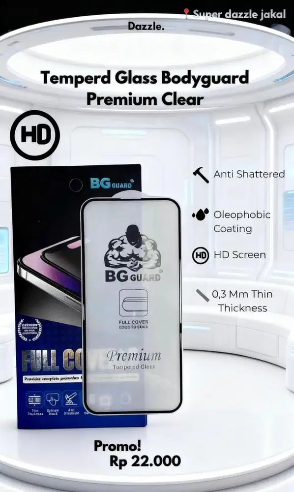 Temeperd Glass Bodyguard Clear