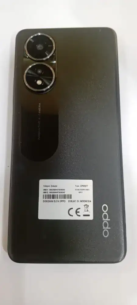 Hp oppo A58 4G ram 8 rom 128