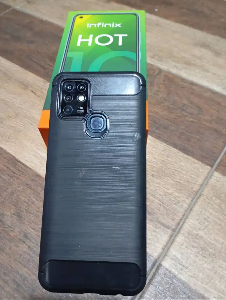 HP Infinix Hot 10 Hitam - Cikarang
