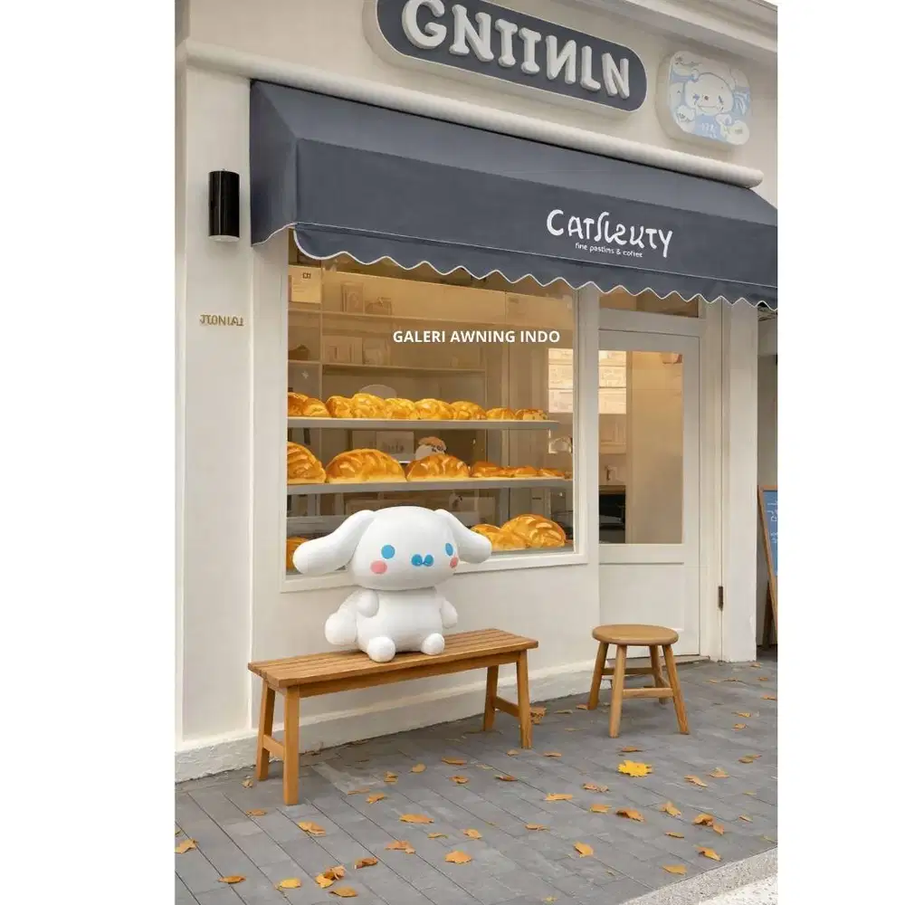 kanopi kain awning warna hitam harga murah minimalis