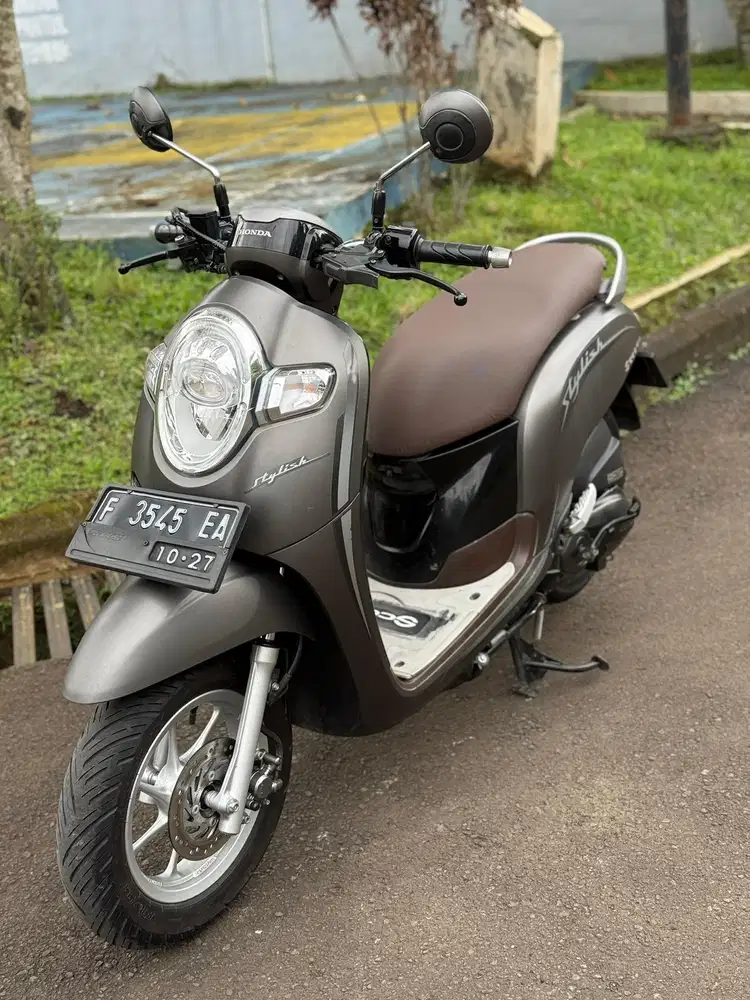 Honda Scoopy Stylish Thn 2017 F Kota Matte Brown mulus