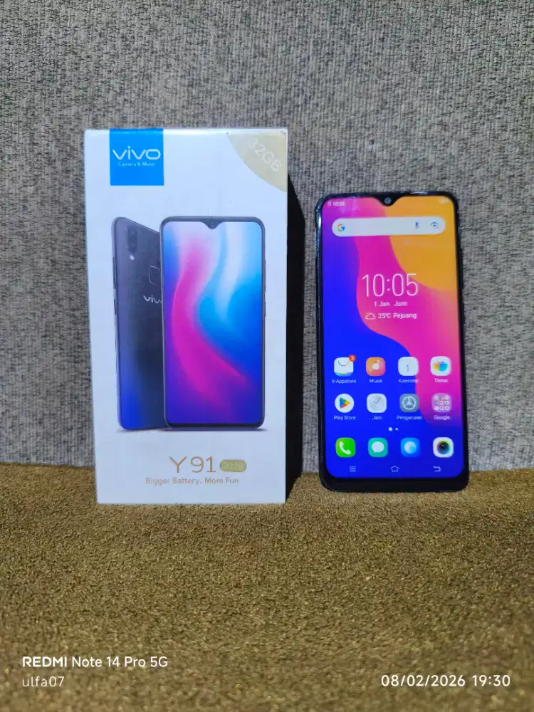Vivo Y91 blackblue