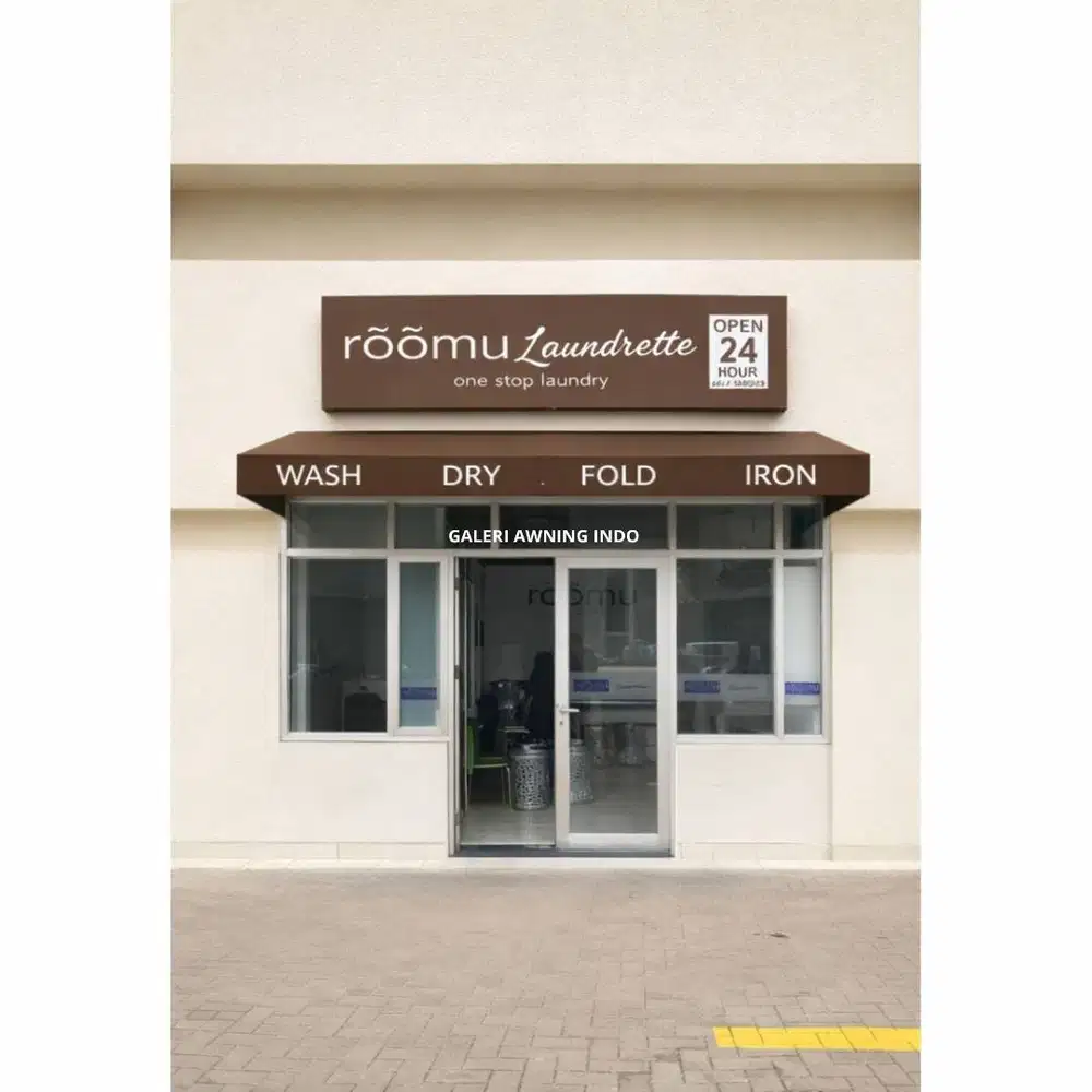 kanopi kain awning warna abu cocok untuk jendela rumah gratis survei