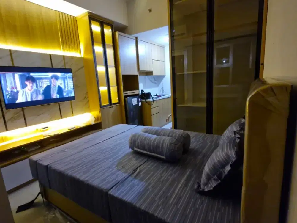 Dijual Apartemen Transpark Juanda Baru Renov Furnish Lt 28 View Kota