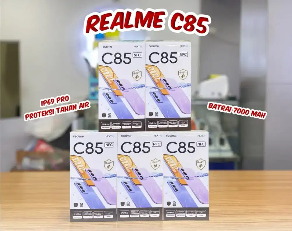 Realme c85 HP 2 jtan terlaris battery 7000 mAh tahan air tahan banting