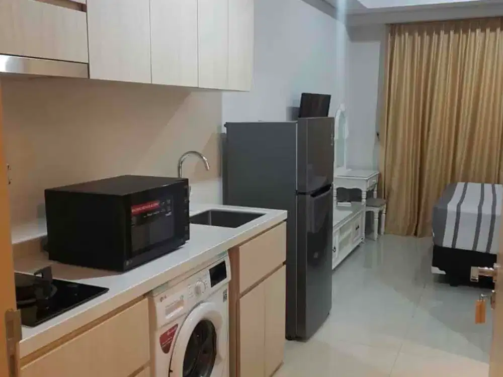 Disewakan Apartemen Sedayu City Tipe Studio Full Furnish Bagus Siap Huni Lantai Rendah