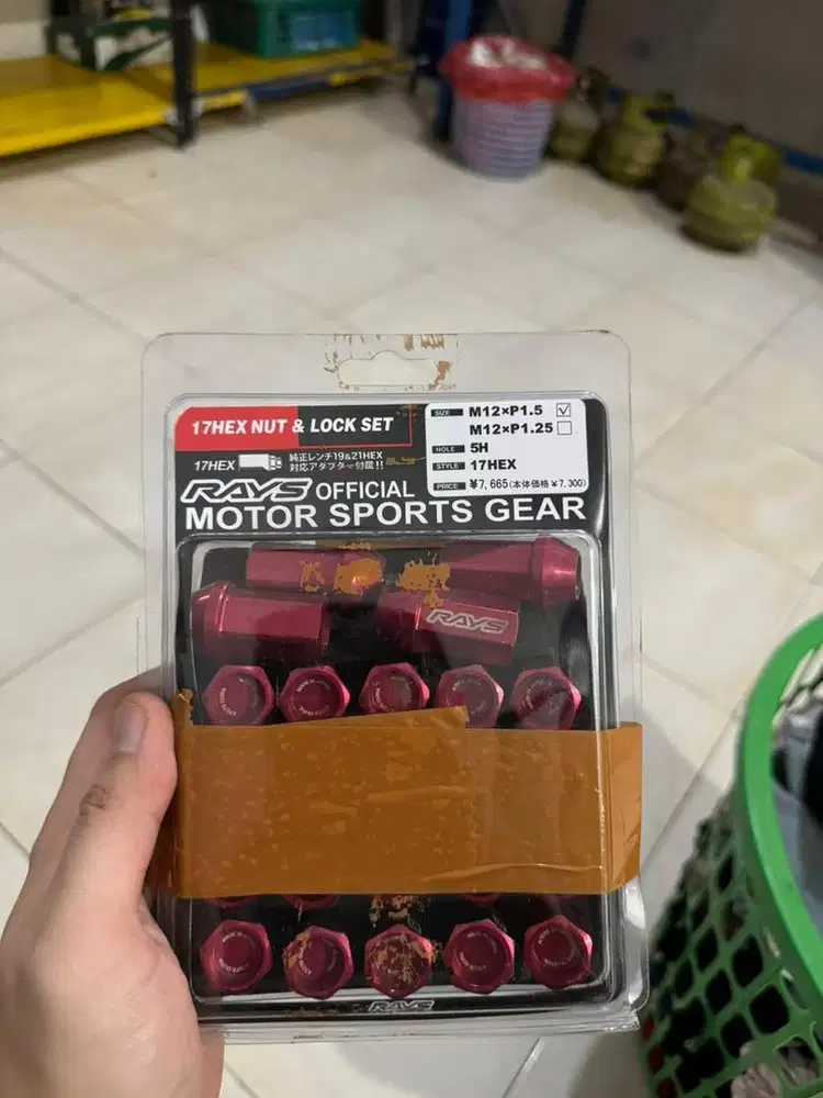 Jual Baut Roda/Lock Nut Rays Original Jepang