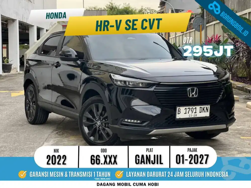 [Honda] HRV 1.5 SE CVT 2022 hitam