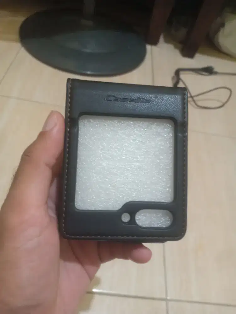 silikon case dompet kulit samsung z flip 5