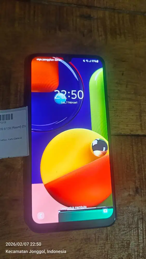 Samsung A50s RAM 6GB ROM 128GB Mulus Lengkap Baterai Awet 4500mAH