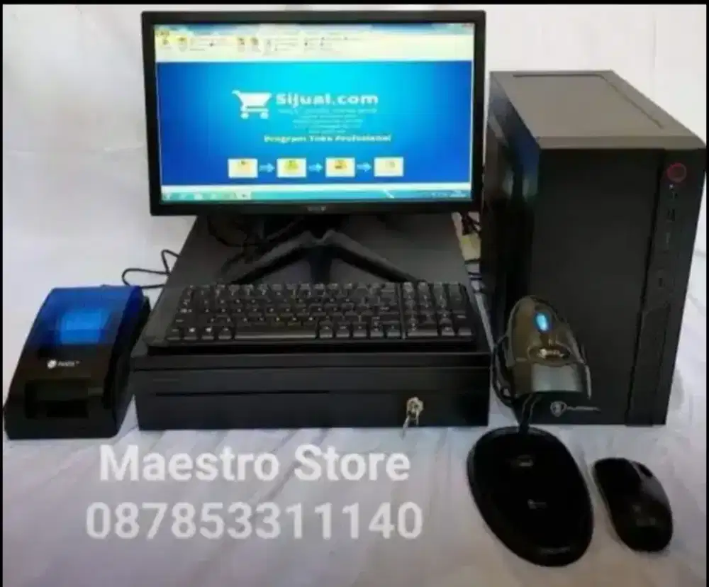 PAKET KOMPUTER KASIR SEGALA JENIS USAHA BARANG & JASA SIAP PAKAI